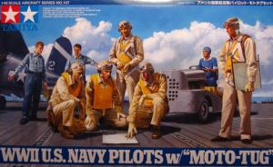 WWII U.S. Navy Pilots w/"MOTO-TUG"
