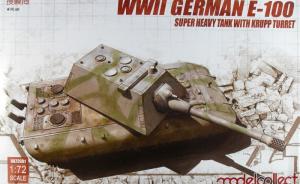 WWII German E-100 Super Heavy Tank With Krupp Turret
