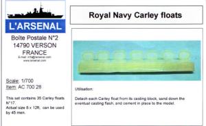 Royal Navy Carley floats