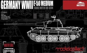 Germany WWII E-50 Medium Tank with 88 Gun