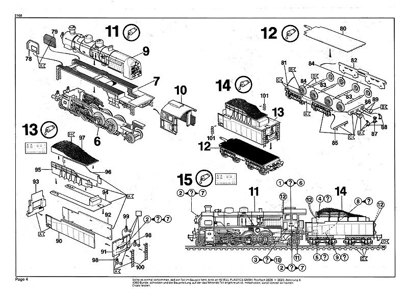 Revell - Bayerische Schnellzuglokomotive S 3/6 mit Langlauftender