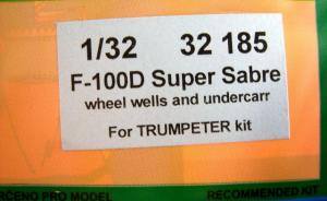 : F-100D Wheel Wells And Undercarr.