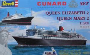Cunard Set - Queen Mary 2 - Queen Elisabeth 2 