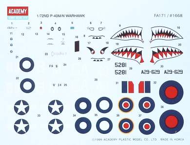 Academy - P-40M/N Warhawk