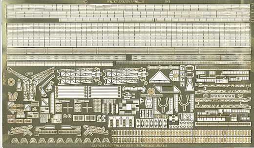 White Ensign Models - Fotoätzteilesatz für North Carolina von Trumpeter