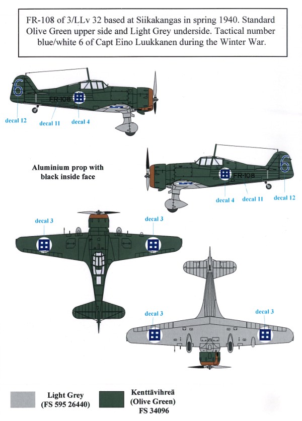 S.B.S Model - Fokker D.XXI (Mercury Engine) in Finnish Service