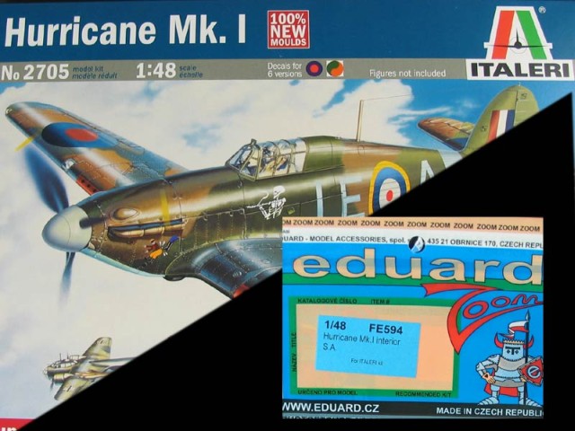 Eduard Ätzteile - Hurricane Mk.I Interior f. Italeri S.A.