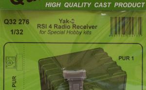 Detailset: Yak-3 RSI 4 Radio Receiver
