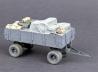 Russian ChTZ S-65 Tractor mit German 5 Tonnen Einheitsanhänger