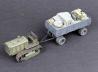 Russian ChTZ S-65 Tractor mit German 5 Tonnen Einheitsanhänger