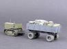 Russian ChTZ S-65 Tractor mit German 5 Tonnen Einheitsanhänger