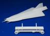 Grundierung in Weiß der Lockheed D-21 Drohne (reconnaissance drone) 