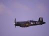 Chance Vought F4U Corsair flyby