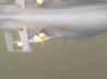 Achtern mit Schrauben unter Wasser