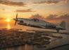 De Bernardi bei einem abendlichen Werkstattflug über dem Hafen von Bari (Modell+KI)
