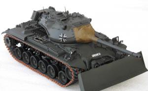 : M47 Patton mit Räumschild M6