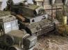 Panzer III an der Mittelmeerfront in Begleitung eines Krupp Einheitsdiesel und einer BMW R75S
