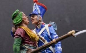 Marketenderin mit Soldat