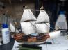 Mayflower II trifft HMS Diamond auf hoher See