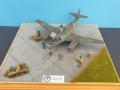 Me 262 im Diorama (1:48 verschiedene Hersteller)