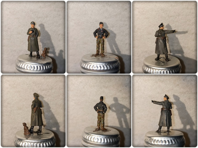 Blick auf die im Diorama eingesetzten 1:72 Figuren von Zvezda, GEBO und Ceasars Miniatures