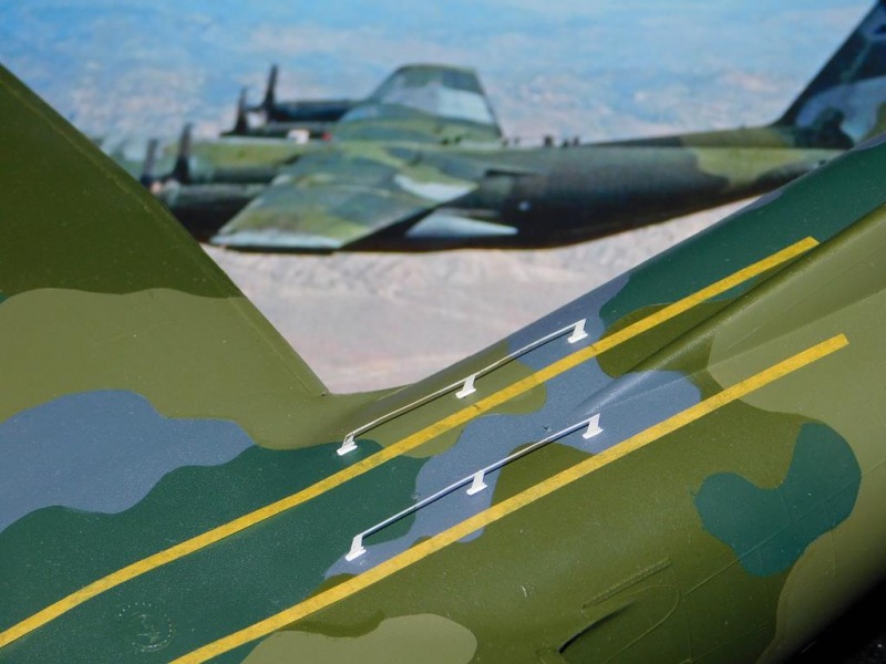  Funknavigationssystem LORAN-Antenne ( (Long Range Navigation) MC-130H Combat Talon II