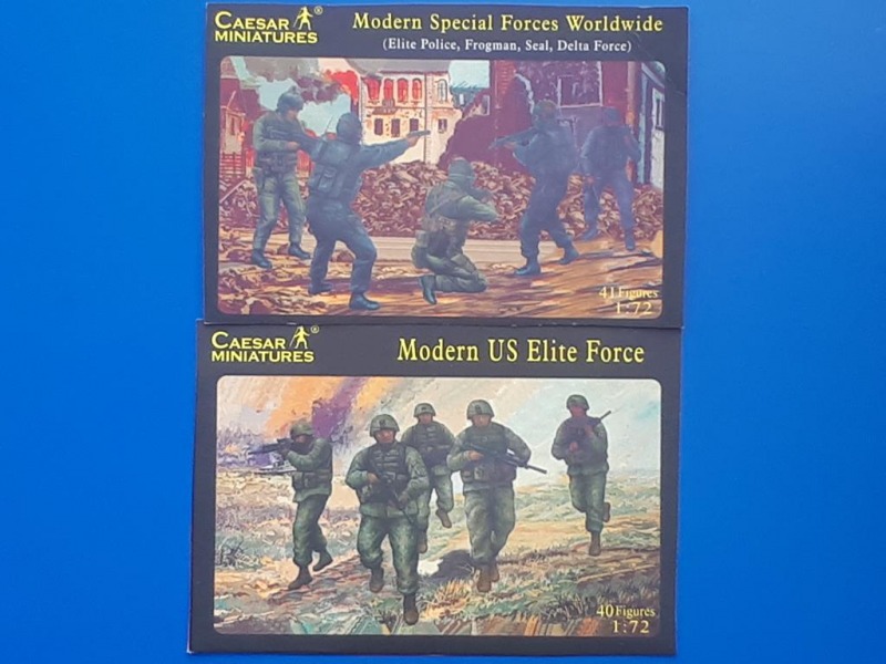 CAESAR MINIATURES H061 Modern Special Forces Worldwide und  H058 Modern US Elite Force 