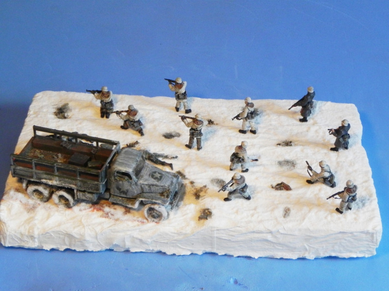 Deutsche Soldaten im Winter