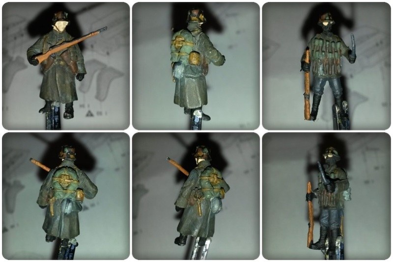 Die 1:72 Figuren von Munich Kits und Caesar Miniatures sind von hervorragender Qualität.