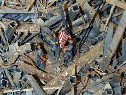 Dioramenausschnitt 'Ground Zero' in 1:35