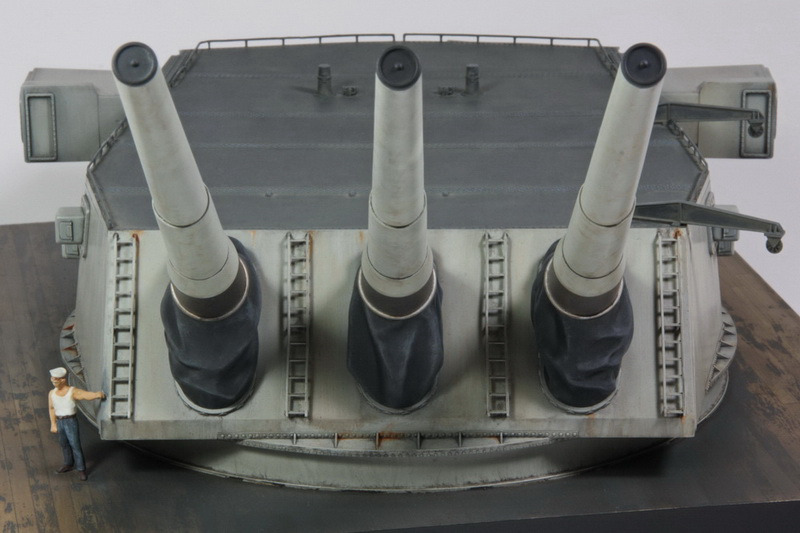 40,6 cm Turm I der USS Missouri