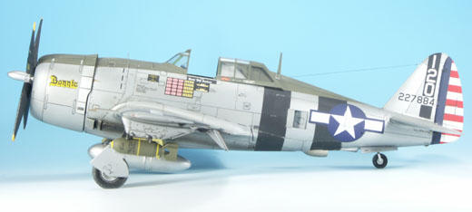 Republic P-47D-25-RE Thunderbolt Razorback