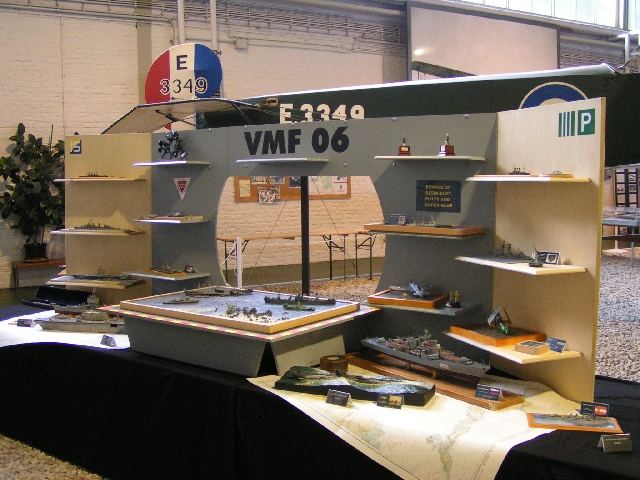 Der Stand der VMF-06, Schiffe, Marineflieger und Figuren...