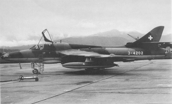 Hawker Hunter T.Mk.68 der Schweizer Luftwaffe