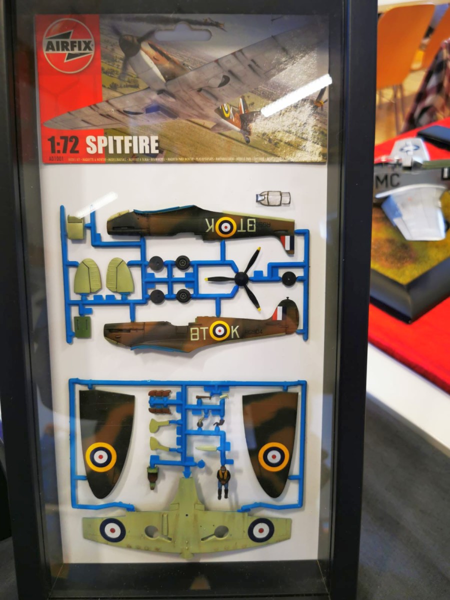 Ein echter Modellbauklassiker in hübscher Aufbereitung - die Spitfire von Airfix in 1:72