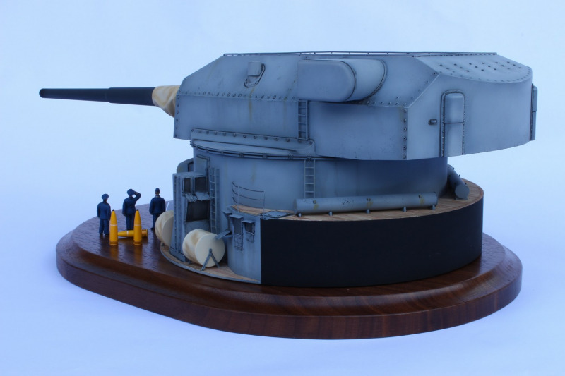 Geschützturm „Bruno“ des Schlachtschiffes „Bismarck“