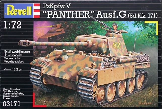 ...daher wurden die Ketten und Antriebsräder des ein wenig größeren Panther-Modells von Revell an den Jagdpanther montiert und angepass