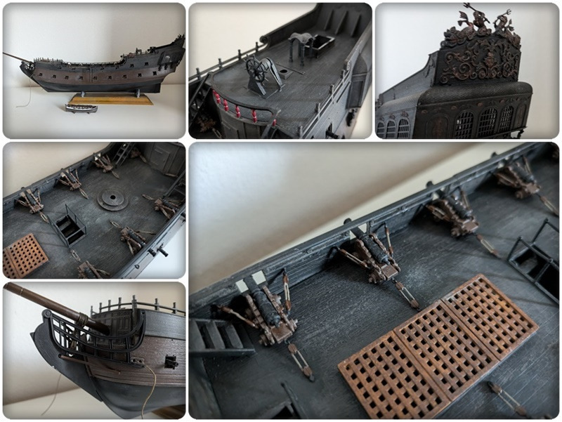 Da mir der Bausatz neu zu teuer war, kaufte ich einen bereits begonnen Bausatz auf Ebay - es waren aber nur die beiden Rumpfhälften zusammengeklebt