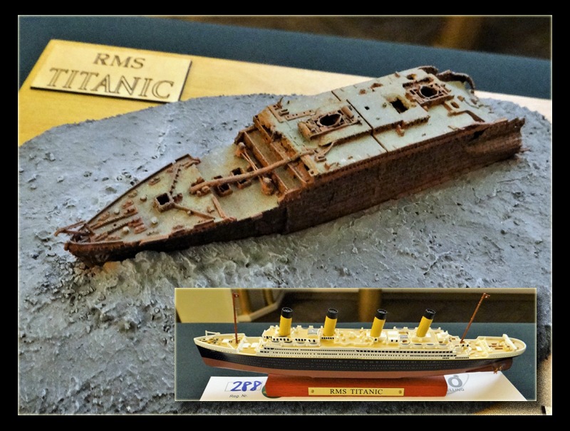 Die Titanic vorher und nachher