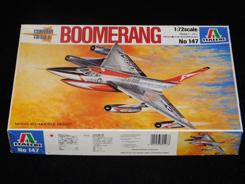 Convair TB-58A Boomerang - Italeri Nr. 147 - 1:72 box art