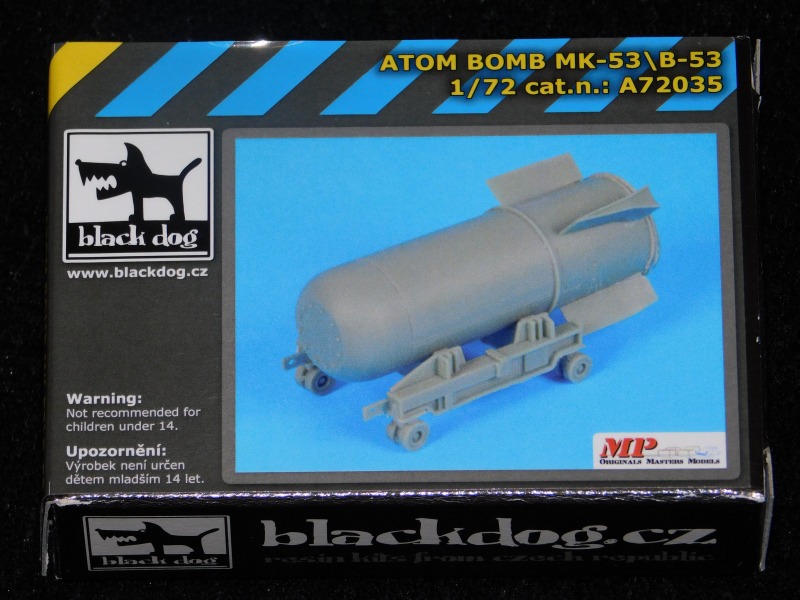 Blackdog A72035 - MK 53 / B-53 atom bomb 1:72 - Boxart