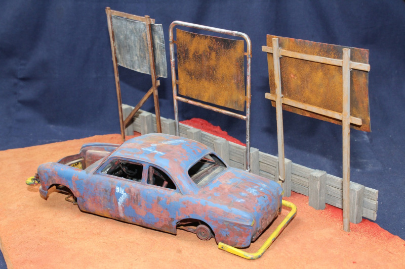 Lost race car