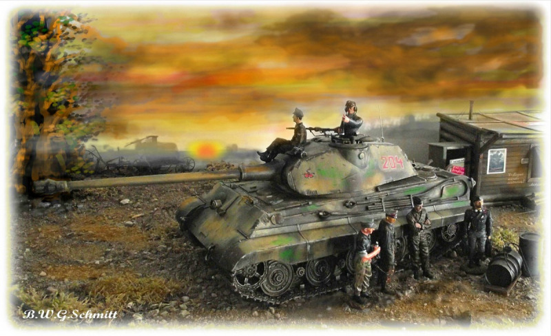 Tiger II mit Porsche-Turm