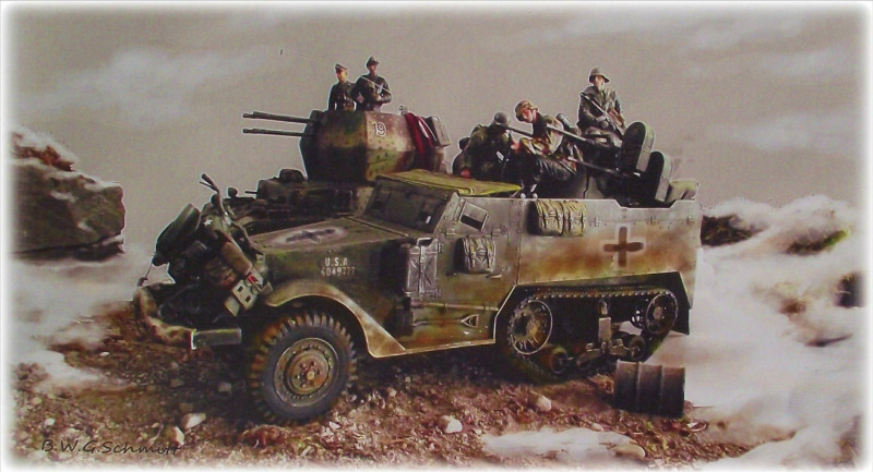 Beutefahrzeug White-Halftrack M3 oder M4