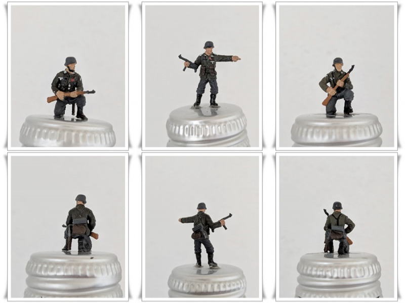 Die Figuren stammen von Ceasar Miniatures und Plastic Soldier und sind von guter bis sehr guter Qualität