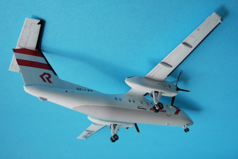 die kleine Aufschrift Operated by Rheintalflug ist gut versteckt