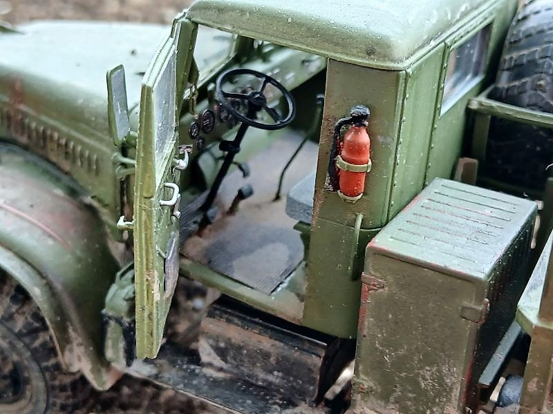 Schwerer LKW 6x6 KrAZ 255 B