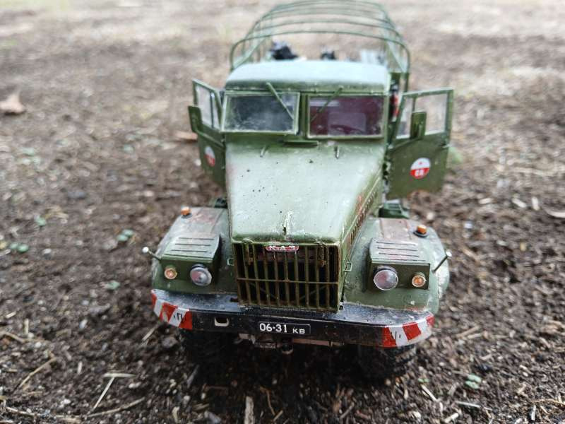 Schwerer LKW 6x6 KrAZ 255 B