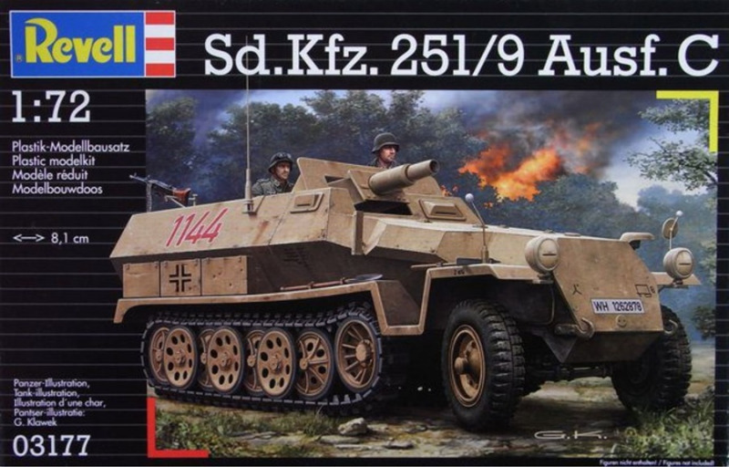 Das toll gestaltete Bausatzcover des 1:72 Revell Kits
