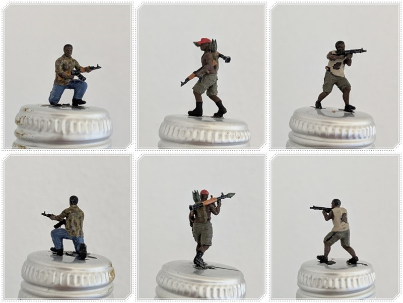 Die Figuren weisen sehr schöne und sehr filigrane Details auf